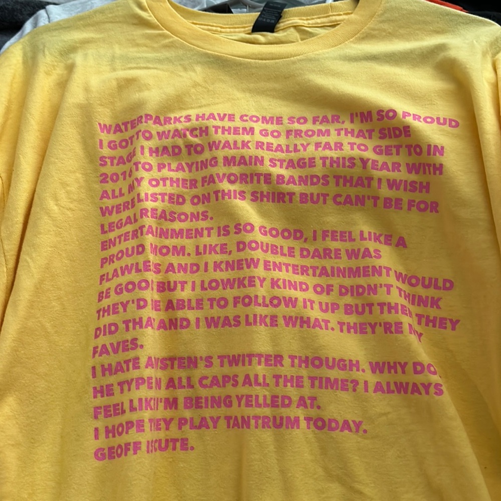 Waterparks shirt